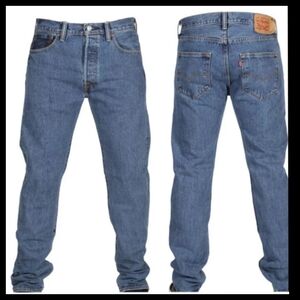 Levi’s 501 Button Fly Denim Classic Jeans Size 36X34